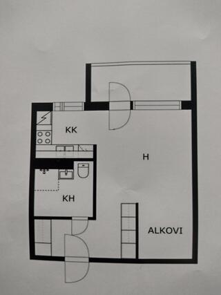 Vuokra-asunto Tampere Hervanta Yksiö