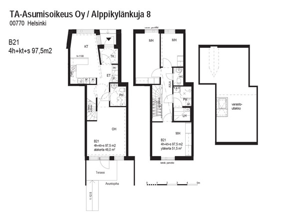 Asumisoikeusasunto Helsinki Suurmetsä 4 huonetta