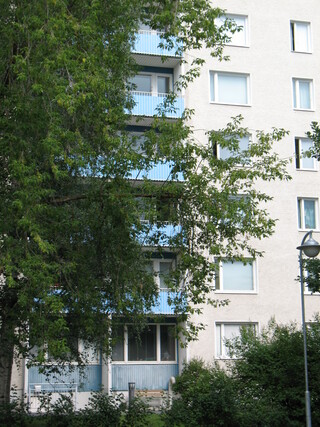 Vuokra-asunto Tampere Kaleva Yksiö Vieressä iso puistoalue.