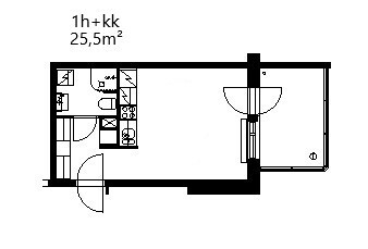 Rental Helsinki Herttoniemenranta 1 room Julkisivukuva