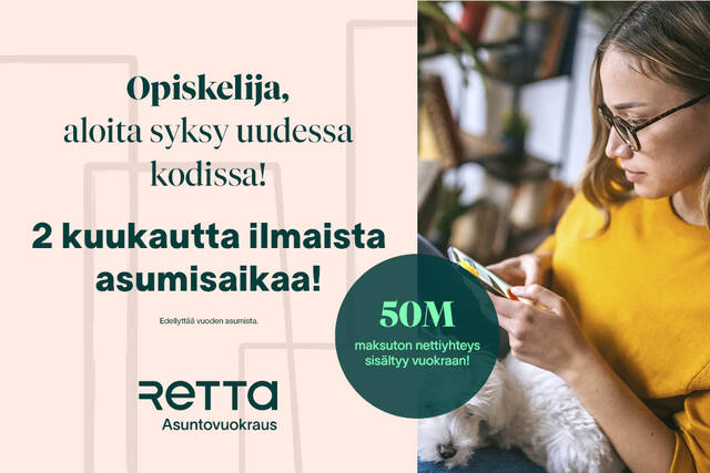 Vuokra-asunto Vantaa Hakunila Kaksio -