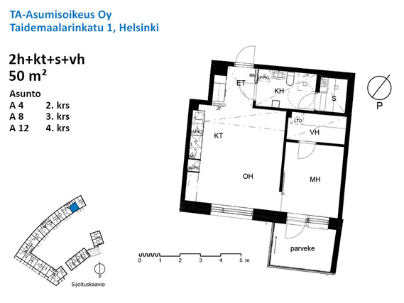 Asumisoikeusasunto Helsinki Kaarela Kaksio