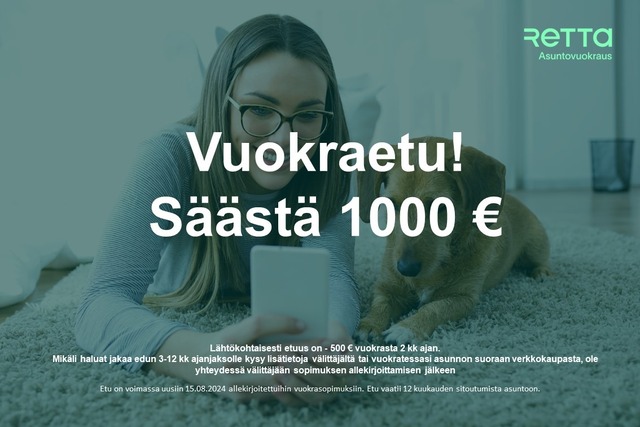 Vuokra-asunto Turku Mäntymäki Kaksio -