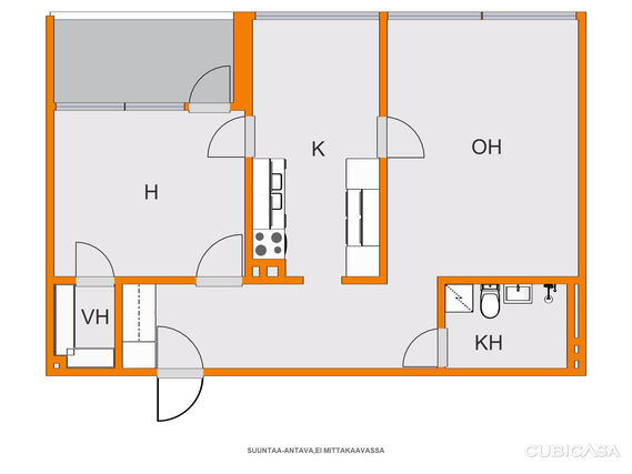 Rental Lappeenranta Parkkarila 2 rooms Julkisivu