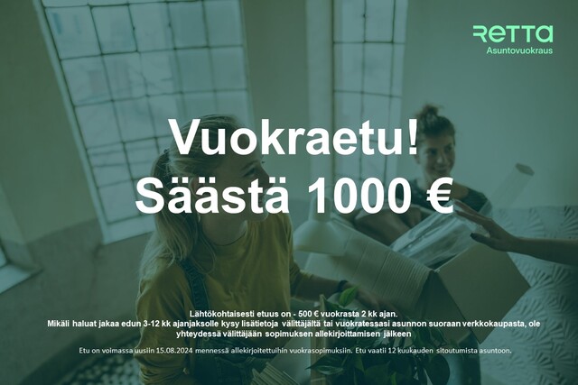 Rental Espoo Saunalahti 2 rooms -