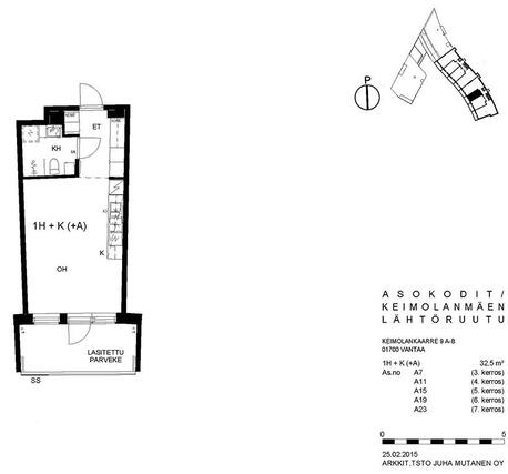 Right of occupancy apartment Vantaa Keimolanmäki 1 room