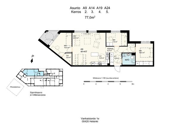 Asumisoikeusasunto Helsinki Kannelmäki 4 huonetta