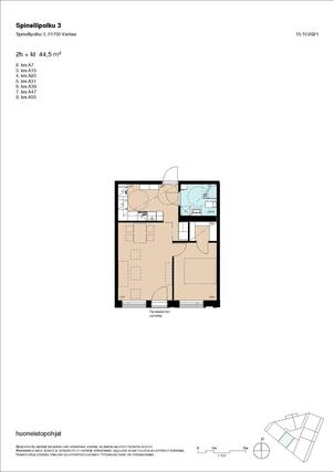 Right of occupancy apartment Vantaa Kivistö 2 rooms