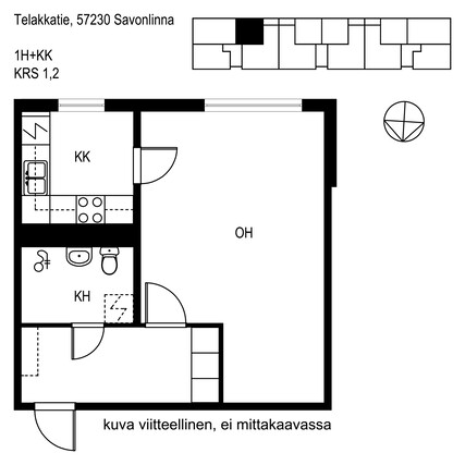 Vuokra-asunto Savonlinna Nätki Yksiö Kampanja