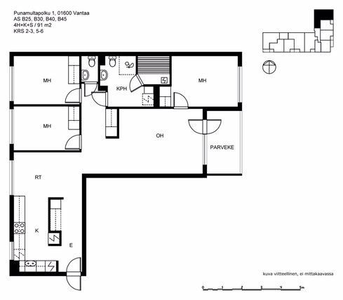 Rental Vantaa Myyrmäki 4 rooms