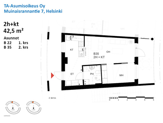 Asumisoikeusasunto Helsinki Mellunkylä Kaksio