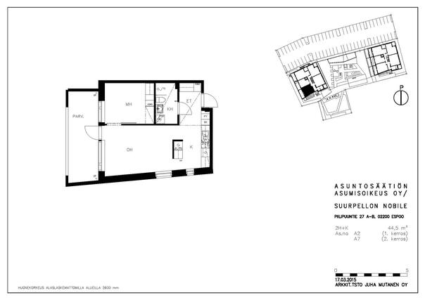 Right of occupancy apartment Espoo Suurpelto 2 rooms