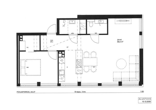 Rental Rauma Keskusta 2 rooms