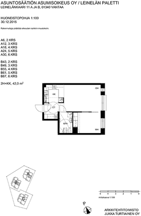 Rental Vantaa Leinelä 2 rooms