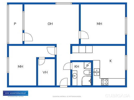 Rental Lappeenranta Voisalmi 3 rooms