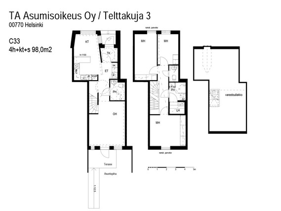 Right of occupancy apartment Helsinki Suurmetsä 4 rooms