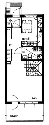 Right of occupancy apartment Lahti Möysä 3 rooms