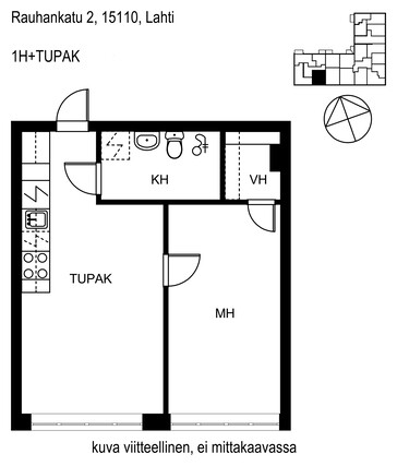 Vuokra-asunto Lahti Keskusta Kaksio QR-koodista pääset tutustumaan Rauhankadun asukastarinoihin ja aistimaan tunnelmaa!