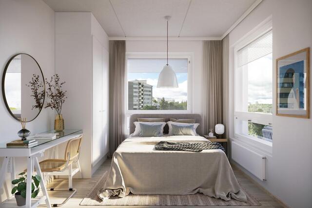 Vuokra-asunto Helsinki Vallila Yksiö Havainnekuva