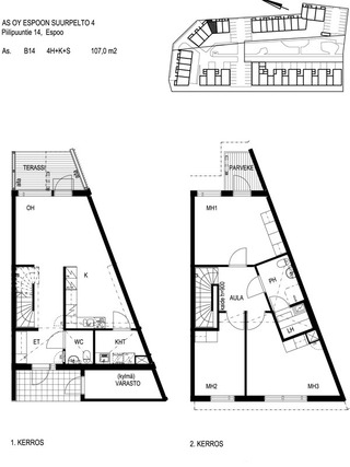 Vuokra-asunto Espoo Henttaa 4 huonetta