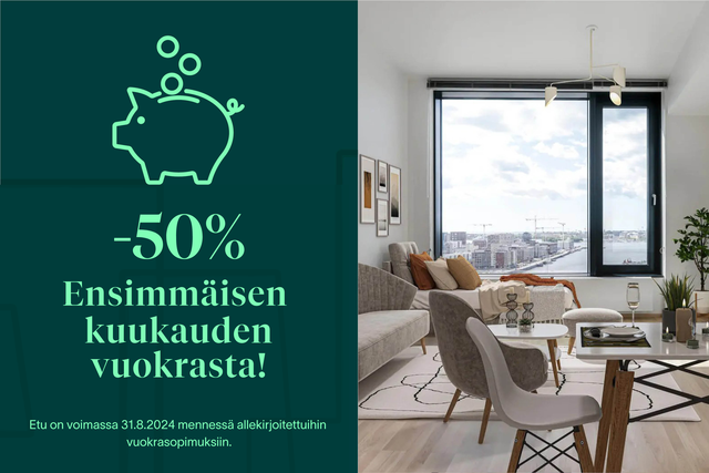 Rental Helsinki Kalasatama 2 rooms -