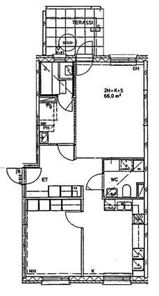 Right of occupancy apartment Oulu Toppila 2 rooms