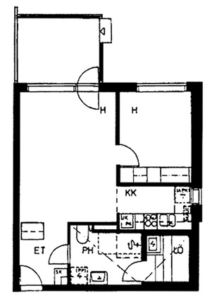 Right of occupancy apartment Tuusula  2 rooms