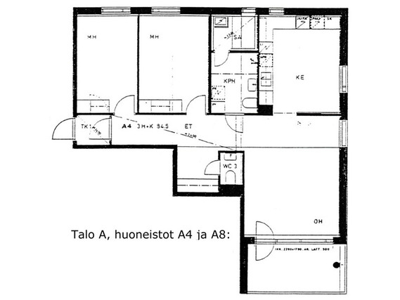 Rental Riihimäki Hirsimäki 3 rooms