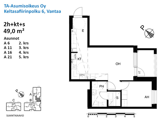 Asumisoikeusasunto Vantaa Kivistö Kaksio