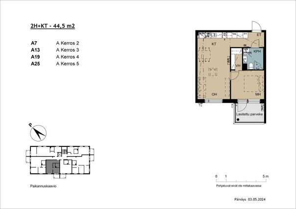 Right of occupancy apartment Tampere Tesoma 2 rooms