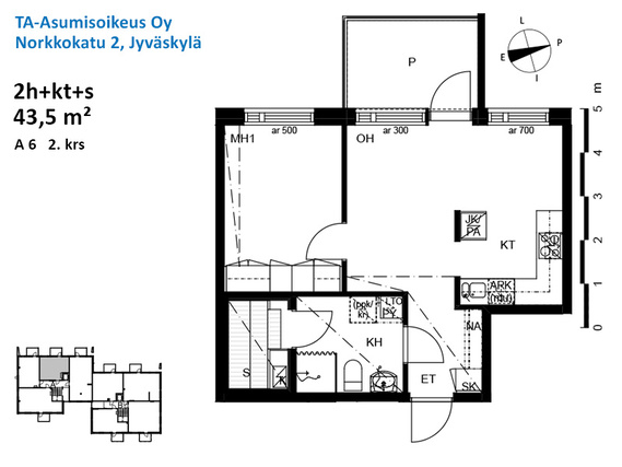 Asumisoikeusasunto Jyväskylä Keljonkangas Kaksio