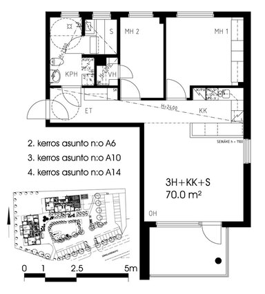 Right of occupancy apartment Raisio Varppeenseutu 3 rooms