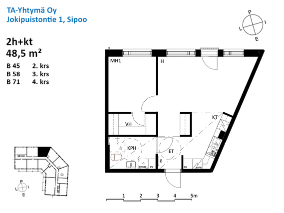 Vuokra-asunto Sipoo Nikkilä Kaksio