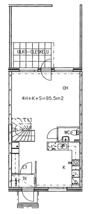 Right of occupancy apartment Riihimäki Hirsimäki 4 rooms