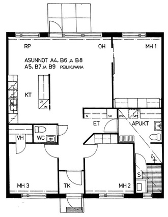 Right of occupancy apartment Vantaa Pähkinärinne 4 rooms