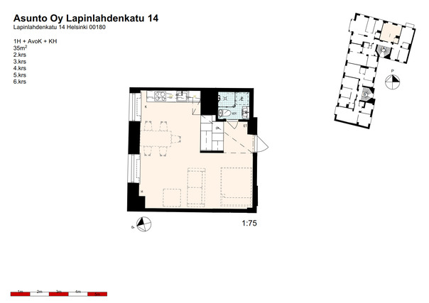 Vuokra-asunto Helsinki Kamppi Yksiö Digistailaus