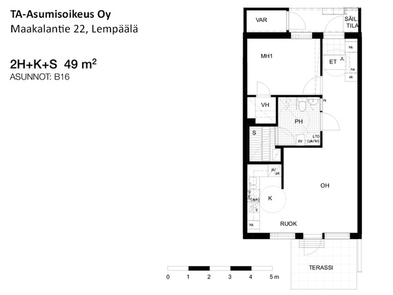 Asumisoikeusasunto Lempäälä Maakala Kaksio