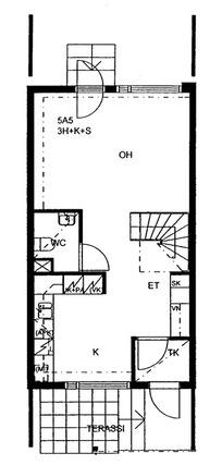 Right of occupancy apartment Helsinki Kivikko 3 rooms