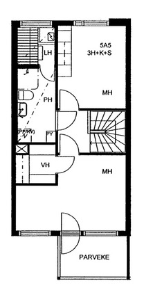 Right of occupancy apartment Helsinki Kivikko 3 rooms