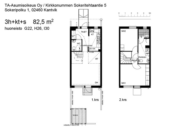 Asumisoikeusasunto Kirkkonummi Kantvik 3 huonetta