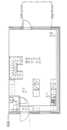 Right of occupancy apartment Imatra Imatrankoski 4 rooms