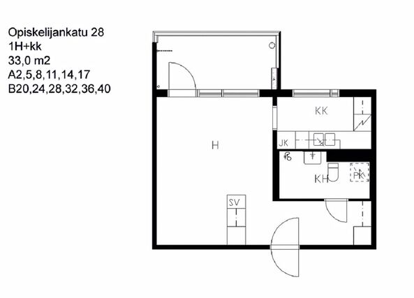 Vuokra-asunto Tampere Hervanta Yksiö