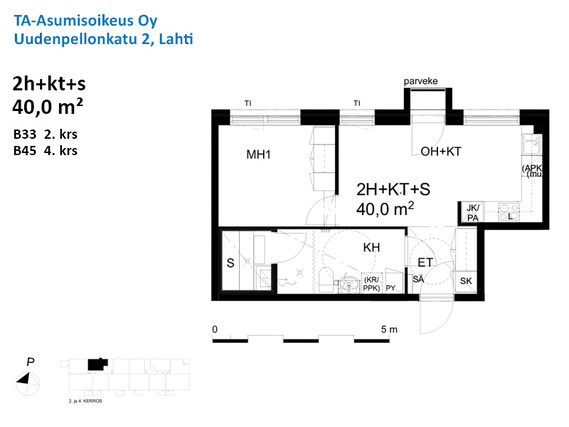 Asumisoikeusasunto Lahti Asemantausta Kaksio