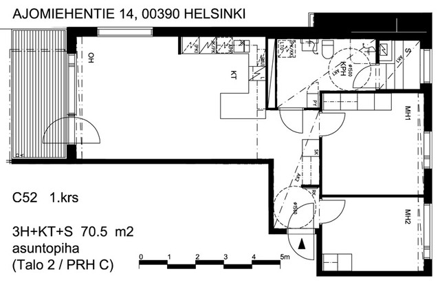 Asumisoikeusasunto Helsinki Konala 3 huonetta