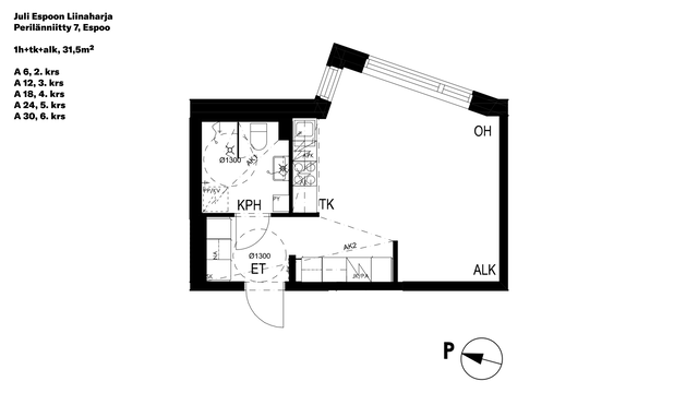 Vuokra-asunto Espoo Vermonniitty Yksiö