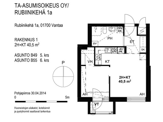 Vuokra-asunto Vantaa Kivistö Kaksio