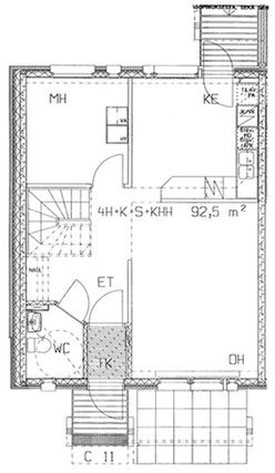 Right of occupancy apartment Rovaniemi Vennivaara 4 rooms