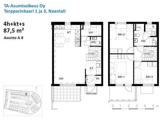 Right of occupancy apartment Naantali Tammisto 4 rooms