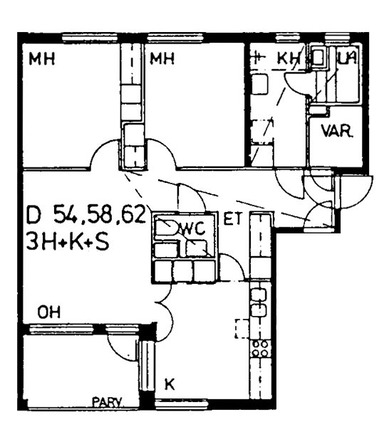 Right of occupancy apartment Helsinki Herttoniemenranta 3 rooms