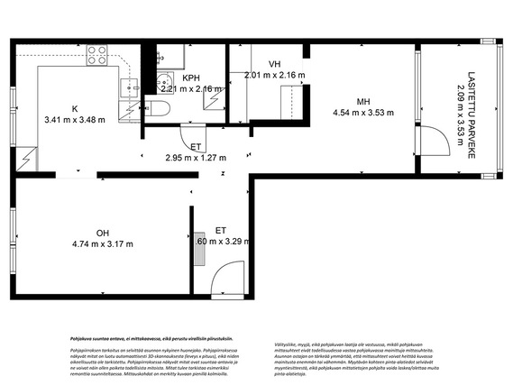 Rental Espoo Espoonlahti 2 rooms